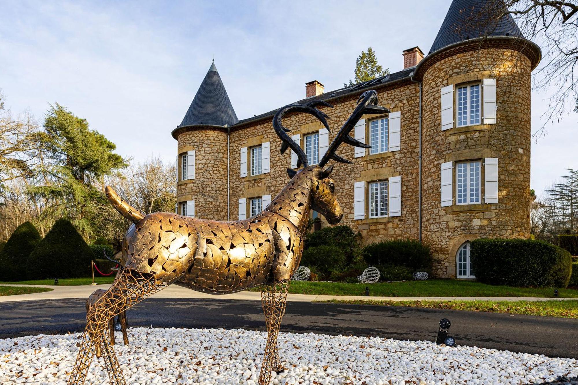 ホテル シャトー ドゥ マラヴァル Cénac-et-Saint-Julien エクステリア 写真